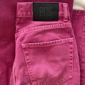 BDG High and Wide size 26 pink jeans